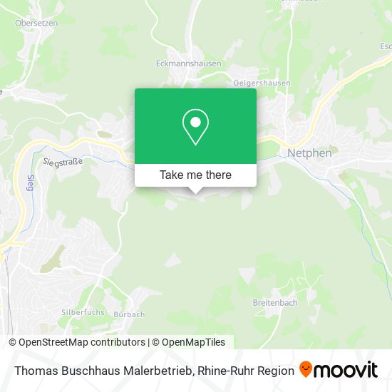 Thomas Buschhaus Malerbetrieb map