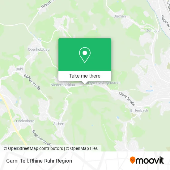 Карта Garni Tell