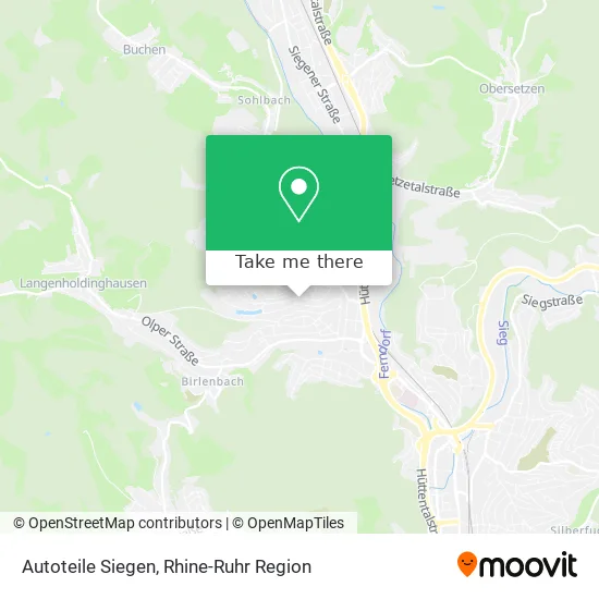 Карта Autoteile Siegen