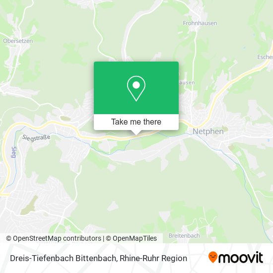Dreis-Tiefenbach Bittenbach map