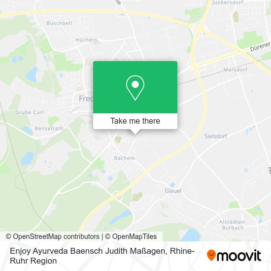 Enjoy Ayurveda Baensch Judith Maßagen map