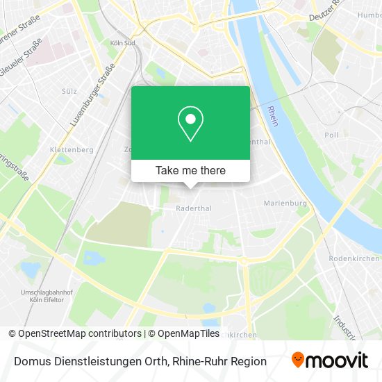 Domus Dienstleistungen Orth map