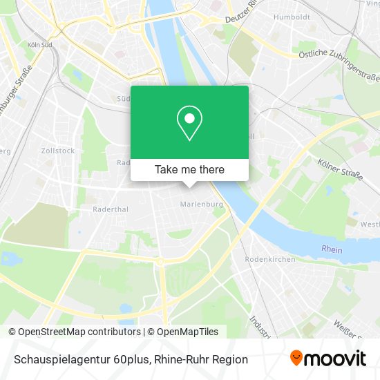 Schauspielagentur 60plus map