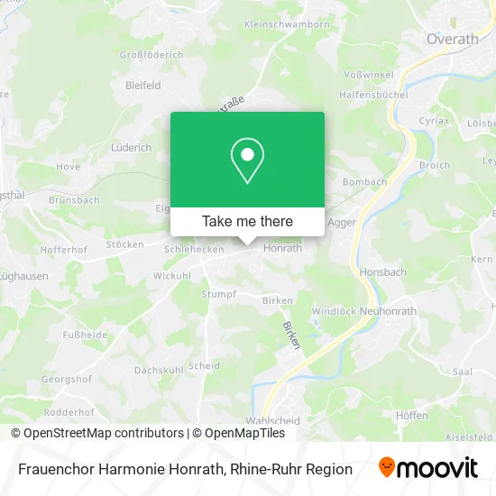 Карта Frauenchor Harmonie Honrath
