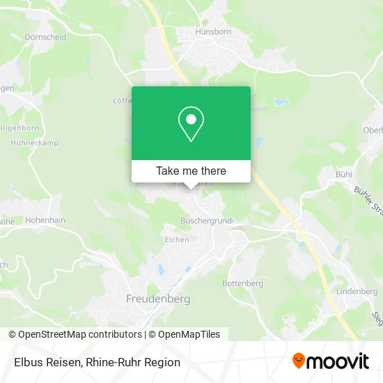 Карта Elbus Reisen