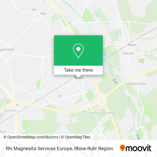 Rhi Magnesita Services Europe map