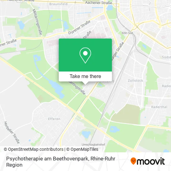 Карта Psychotherapie am Beethovenpark