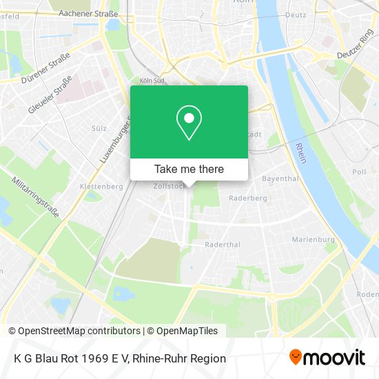 K G Blau Rot 1969 E V map