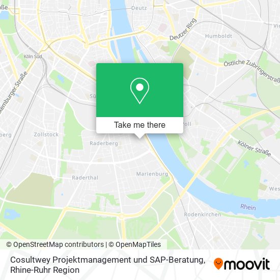 Cosultwey Projektmanagement und SAP-Beratung map