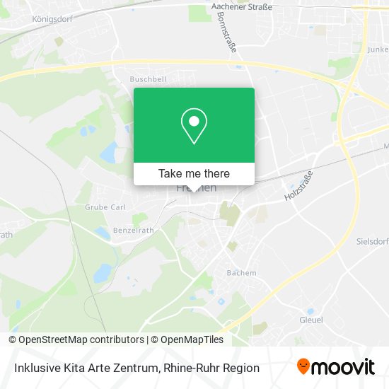 Inklusive Kita Arte Zentrum map