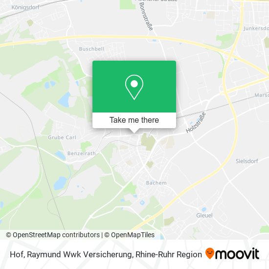 Hof, Raymund Wwk Versicherung map