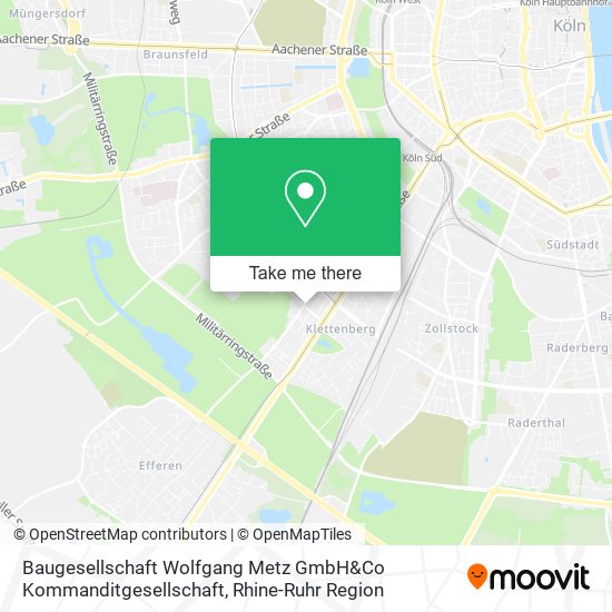Baugesellschaft Wolfgang Metz GmbH&Co Kommanditgesellschaft map