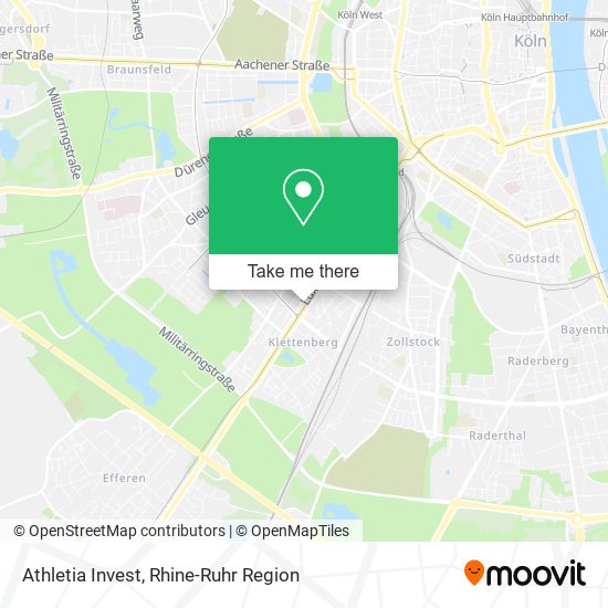 Athletia Invest map