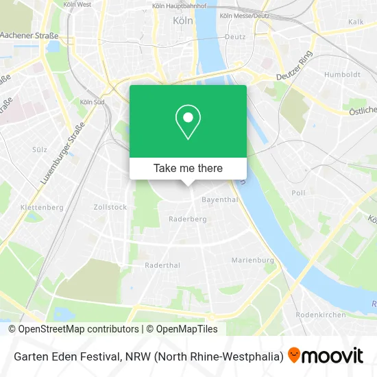 Garten Eden Festival map