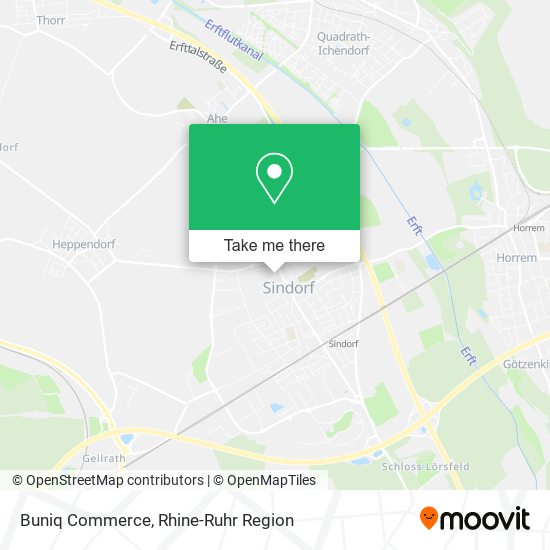 Buniq Commerce map