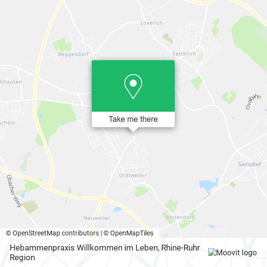 Hebammenpraxis Willkommen im Leben map