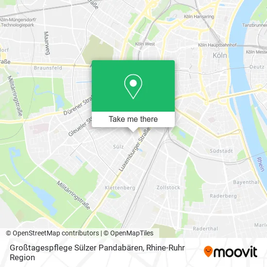 Карта Großtagespflege Sülzer Pandabären