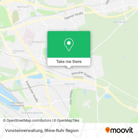 Vonsteinverwaltung map