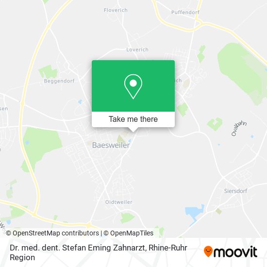 Dr. med. dent. Stefan Eming Zahnarzt map