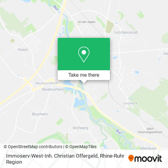 Immoserv-West-Inh. Christian Offergeld map