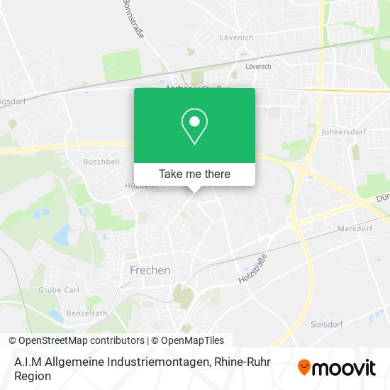 A.I.M Allgemeine Industriemontagen map
