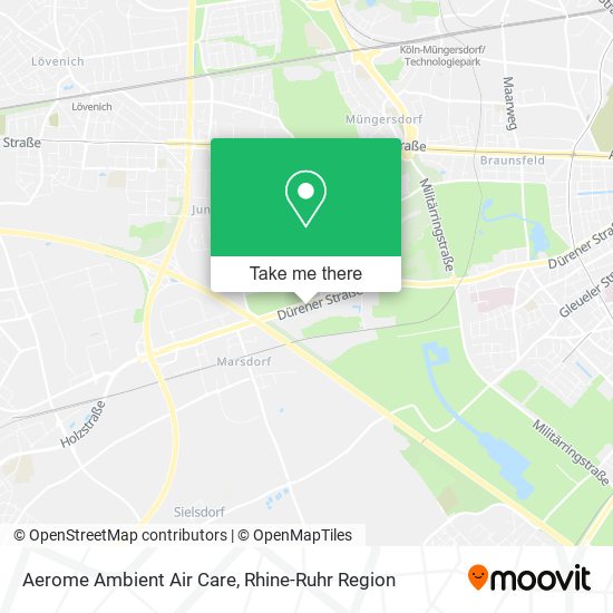 Aerome Ambient Air Care map