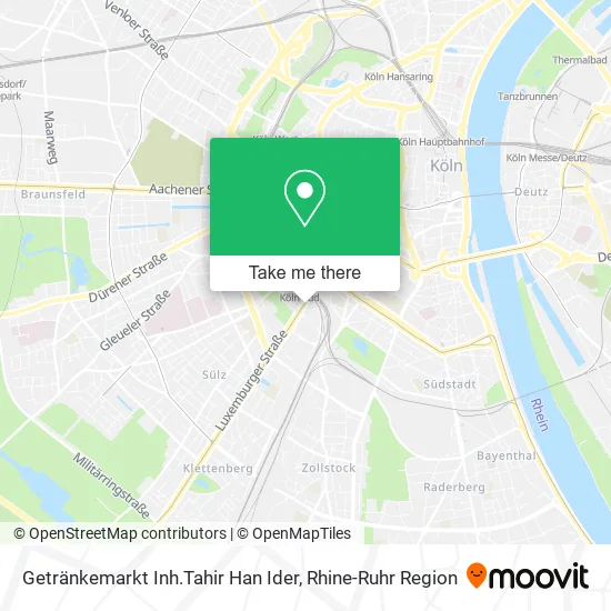 Карта Getränkemarkt Inh.Tahir Han Ider
