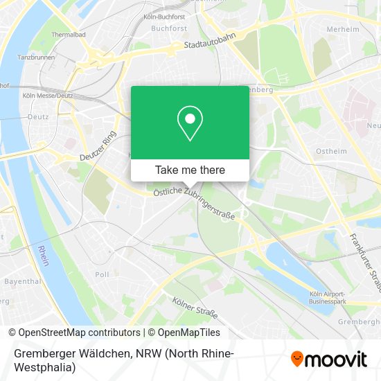 Gremberger Wäldchen map