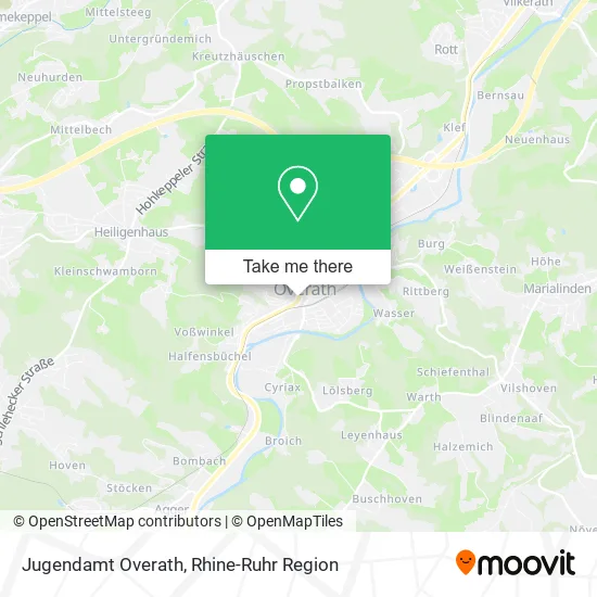 Карта Jugendamt Overath