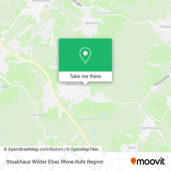 Steakhaus Wilder Eber map