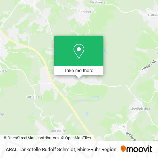 Карта ARAL Tankstelle Rudolf Schmidt