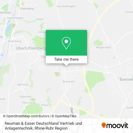 Neuman & Esser Deutschland Vertrieb und Anlagentechnik map