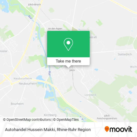 Карта Autohandel Hussein Makki