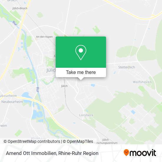 Amend Ott Immobilien map