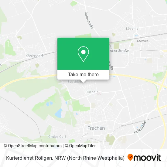 Kurierdienst Röllgen map