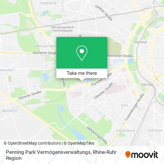 Penning Park Vermögensverwaltungs map