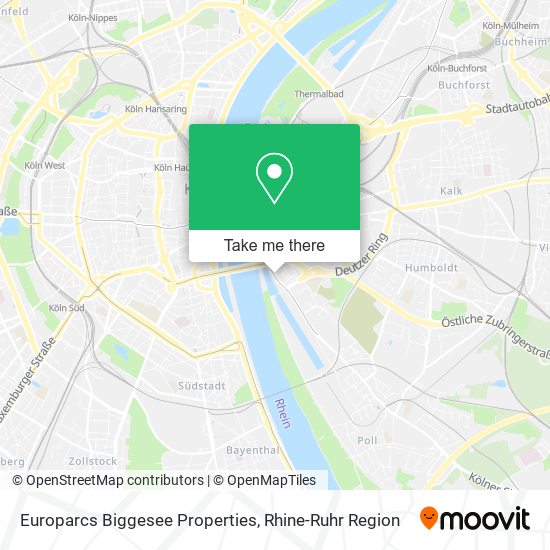 Europarcs Biggesee Properties map