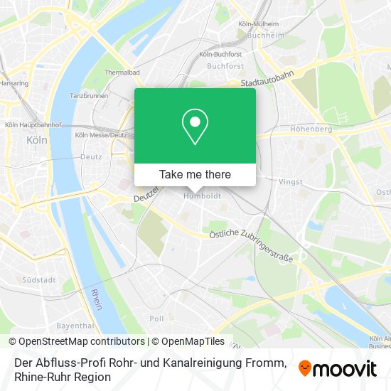 Der Abfluss-Profi Rohr- und Kanalreinigung Fromm map
