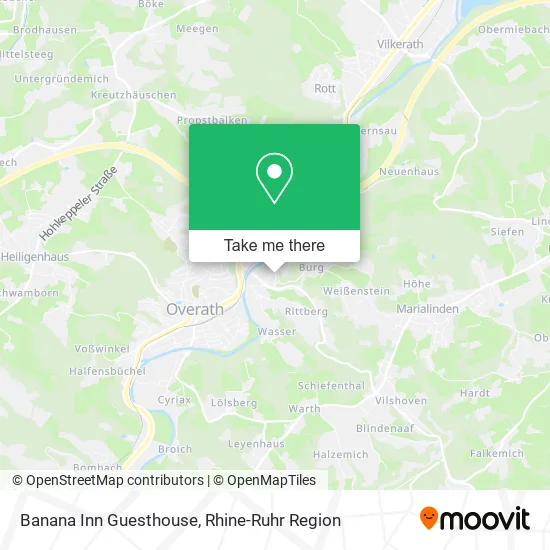Карта Banana Inn Guesthouse