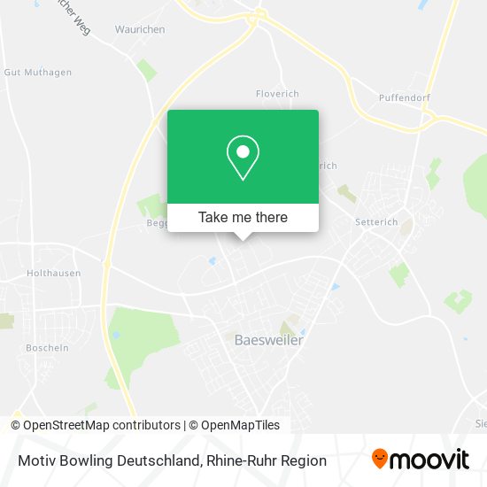 Motiv Bowling Deutschland map