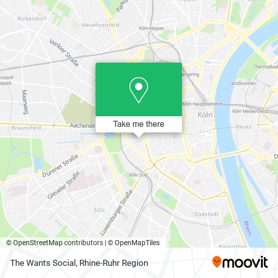 The Wants Social map