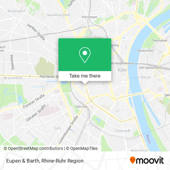 Карта Eupen & Barth