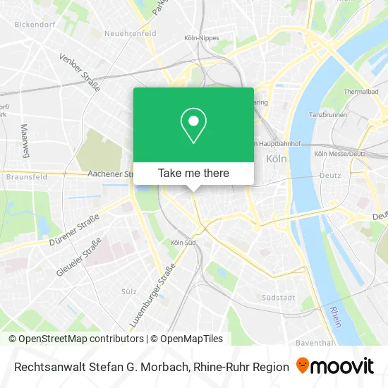 Карта Rechtsanwalt Stefan G. Morbach