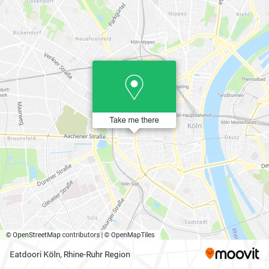 Карта Eatdoori Köln