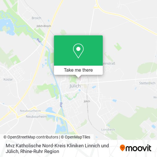 Mvz Katholische Nord-Kreis Kliniken Linnich und Jülich map