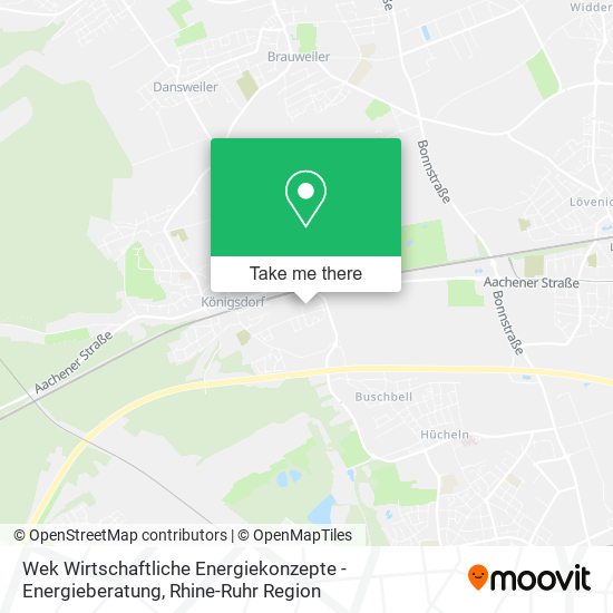 Wek Wirtschaftliche Energiekonzepte - Energieberatung map