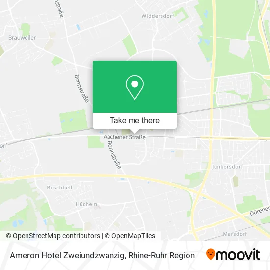 Карта Ameron Hotel Zweiundzwanzig