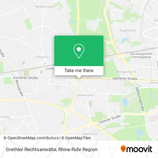 Карта Grethler Rechtsanwälte