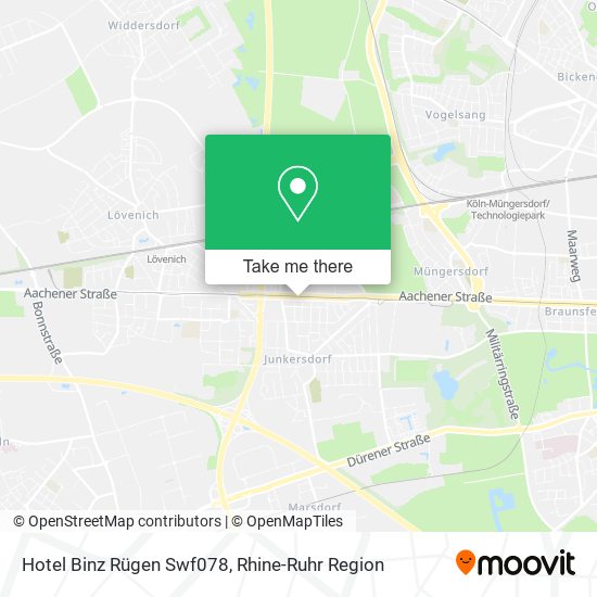 Hotel Binz Rügen Swf078 map