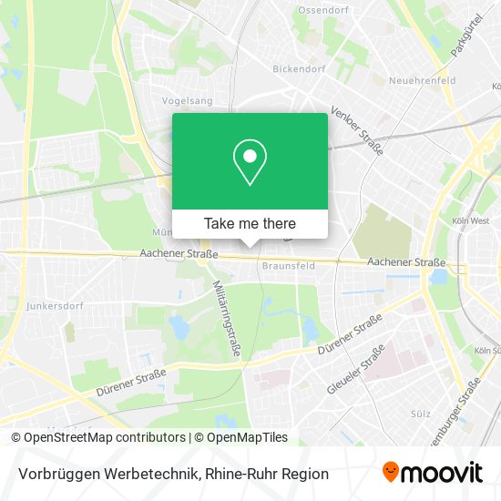 Vorbrüggen Werbetechnik map